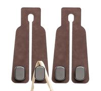 Car Seat Back Double Hook - Universal Double Hook for Car Seat Backrest | Multifunctional Leather Key Clamps, Handbag, Groceries, Handbag, Handbags