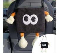 Car Seat Back Organizer with Trash Can and Tissue Holder Cute Cartoon Animal Design Over The Seat Hanging Storage Bag for Vehicle Interior (C, One Size)