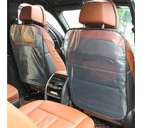 Car Seat Back Protector Cover for Land Rover Defender/Freelander/Discovery 1 2 3 4 5 / Discovery Sport 1 2, Auto Seat Cover Cushion Kick Mat Pad Car Interior Accessories,- Black
