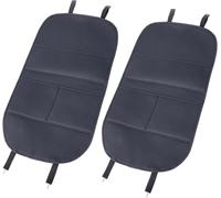 Car Seat Back Protector Kick Mat for Toyota Grand Highlander 7 Seater 2024 2025, Universal Leather Anti-Scratch Durable Pad with Organizer Pocket, Backrest Cover for Sedan SUV RV