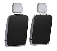 Car Seat Back Protectors by Lebogner - Luxury Kick Mat Seat Covers for The Back of Your Front Seats 2 Pack, X-Large Auto Back Seat Protector Covers, Perfect Backseat Child Kick Guard Seat Saver
