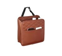 Car Seat Back Storage Box For Chevrolet Blazer Trax Bolt EV Impala Corvette Cruze Sonic, Backrest Headrest Organizer Hanging Bag Multi Functional Travel Interior Accessories,Brown