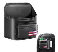 Car Seat Back Storage Box - Multi-Pocket Key Case | Headrest Cup Holder in Faux Leather, For Phone Handbag Cup Passenger Men Women Truck Vehicle SUV Trailer