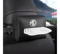 Car Seat Back Tissue Holder Car Box Sun Visor Hanging Tissue Bag Armrest Tissue Box,for MG Windsor EV,Black