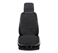 Car Seat Beads,Beaded Seat Cover Cool Wooden Bead Car Seat Cushion Is Universal, Physical Cooling, Refreshing And Breathable, Non-Slip Base Cloth, Clothing Seat, 5 Colors Are Available(Business Black)