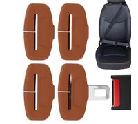 Car Seat Belt Buckle Cover - 4pcs Silicone Anti Scratch Protector Seat Belt Buckle Protector For Cars Trucks SUVs RVs Use, Reusable Car Interior Safety Cover