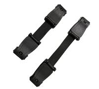 Car Seat Belt Clip 2Pcs, Car Seat Anti Escape Harness Chest Clip Car Seat Safety Clip for Strap Prevent Children/Kids Taking Their Arms Out of Child Car Seat/High Chairs Baby Reins (Black)