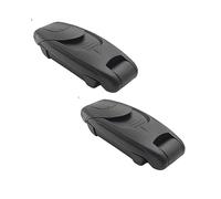 Car Seat Belt Clip, Automotive Seatbelt Adjuster Buckle, Comfort Tension Strap Positioner Lock Universal for Adults Kids Children (2 Packs, Black)