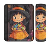 Car Seat Belt Covers Set of 2 Breathable Baby Seat Shoulder Strap Cover for Adults and Kids S Halloween Kid Dressing Up Candy