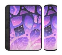 Car Seat Belt Covers Set of 2 Breathable Car Safety Seat Belt Strap Shoulder Pad for Adults Youth Kids M Cosmic Pattern Art