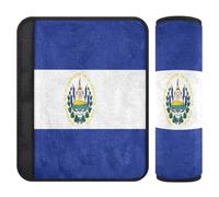 Car Seat Belt Pads 2 Pack Breathable Car Seatbelt Shoulder Cover for Women Men Kids M El Salvador Flag