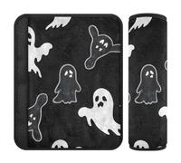 Car Seat Belt Pads 2 Pack Soft Car Seatbelt Shoulder Cover for Women Men Kids S Ethereal Form Black Pattern