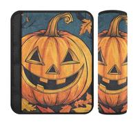Car Seat Belt Pads 2 Piecing Breathable Baby Seat Shoulder Strap Cover for Adults Child Kids S Hello Halloween and Autumn Pumpkin