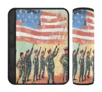 Car Seat Belt Pads 2 Piecing Soft Child Safety Seat Shoulder Strap Cover for Women Men Kids M Soldiers Marching in Parade