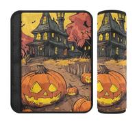 Car Seat Belt Pads Covers 2 Pack Breathable Auto Seatbelt Shoulder Pad for Adults Child Kids S Hallowmas Happy Halloween Holiday