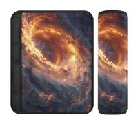 Car Seat Belt Pads Covers 2 Pack Breathable Camera Bag Strap Cover for Adults and Kids M Cosmic Black Hole Art