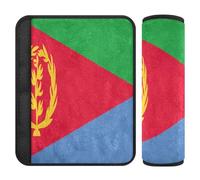 Car Seat Belt Pads Covers 2 Piecing Breathable Car Seatbelt Shoulder Cover for Adults and Kids M Flag Eritrea Accurate Dimensions