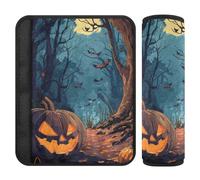 Car Seat Belt Pads Covers 2 Piecing Soft Child Safety Seat Shoulder Strap Cover for Adults and Kids M Halloween in The Safari