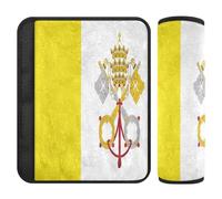 Car Seat Belt Pads Covers Set of 2 Soft Auto Seatbelt Shoulder Pad for Women Men Kids M Vatican City Flag