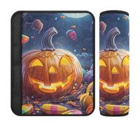 Car Seat Belt Pads Covers Set of 2 Soft Car Seatbelt Shoulder Cover for Adults and Kids M Halloween Candy