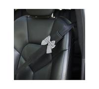 Car Seat Belt Pads Cute Bow Tie Soft Plush Protector Shoulder Pad Styling Car Accessories Pink Decor Car Cover 1PC Car seat belt cover(4)