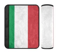 Car Seat Belt Pads Set of 2 Soft Camera Bag Strap Cover for Women Men Kids S Vector Flag Italy Accurate Dimensions Official