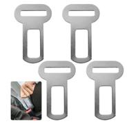 Car Seat Belt Restraints Connector,4PCS Metal Durable Dog Seat Belt Clips,Car Pet Seat Belt Restraints Connector,Safety Attachment Pet Vehicle Harness Extender Metal Lock