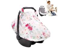 Car Seat Canopy Cover - Child Carrier Cover, Windproof Child Protection Protection Canopy, Lightweight Pram Lid for All Seasons, Travel, Airplane, Outdoor Use