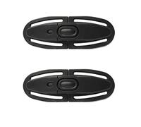 Car Seat Chest Harness Clip Child Safety Seat Belt Buckle Universal Baby Chest Harness Clip Chest Clip Guard for Car Seat Black 2Pcs