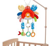 Car Seat Clip Toys - Stroller Activity Toy | Sensory Stimulation Early Development Activity for Boys and Girls, Indoor Home Walking Travel