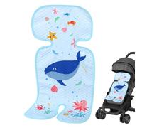 Car Seat Cooler Pad, Breathable Stroller Mat, Summer Ice Cushion, Cooling Liner Portable Pads for Car Seats Strollers, Soft Breathable Mesh, Easy Clean, Lightweight Travel Accessory