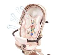Car Seat Cooler Pad on Kids, Ice Silk Breathable Cartoon Cushion, Soft Baby Stroller Insert Mat, Summer Carrier Chair Liner Accessory for Toddler Comfort and Sweat Protection