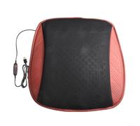 Car Seat Cooling Cushion with 8 USB Fans, 3-Speed Adjustable Ventilated Pad, Quiet 3D Ice Silk Cover, for Car Truck SUV Van Office Home Summer Use(Red)