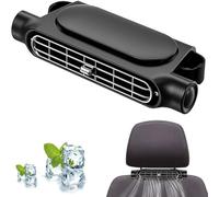Car Seat Cooling Fan, 3-Speed Adjustable Car Headrest Fan for Front & Back Seats, Portable Vehicle Electric Cooling Fans, Powerful Silent Car Fans, For Cars, Suvs, Trucks & Rvs (Black)