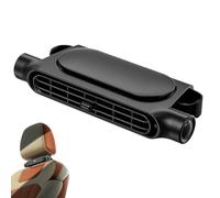 Car Seat Cooling Fan - Air Circulation Fan | Quiet Adjustable 3 Levels Air Headrest Compatible Car Blower