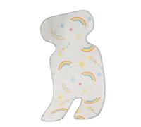 Car Seat Cooling Pad, Baby Stroller Cooling Pad, Cute Breathable Cover Cushion Ice Silk Double-Sided Carseat Liner for Boys & Girls