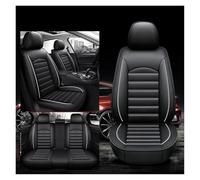 Car Seat Cover 5 Seats Universal Car Seat Cover For Nissan For Dualis For Tiida For Bluebird For Rogue For Sport Interior Accessories Full Set Seat Covers(Black white Standard)