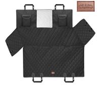 Kingsleeve® Car Dog Protective Seat Cover | Waterproof Scratch-Resistant Travel Hammock | Universal | Integrated Mesh Window and Lead | Non-Slip Protection for Car Back Seat | Black