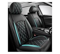 Car Seat Cover Fit For Ford EcoSport S/EcoSport ST-Line/EcoSport Active, Waterproof Seat Covers,Premium PU Leather Breathable Wear-resistant, Full Set 5 Seats, Prevents Pet Hair(Black blue)