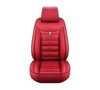 Car Seat Cover for Hyundai Bayon 2021 2022 2023 2024, Seat Covers Waterproof Leather, Full Set 5-seater, Airbag Compatible, Wear resistant, red