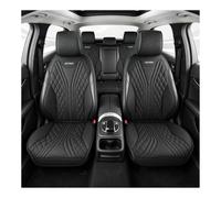 Car Seat Cover for N issan Pathfinder 2013-2024 | Front and Rear Seat Cover Set, Leather Material, Easy to Clean, Easy to Install, All-Season, Side Airbag Compatible