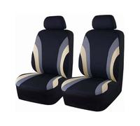 Car Seat Cover Full Sets for Fo-rd Puma 2019-2023 2024 2025 2026, Car Seat Front Rear Seat Protectors Resistant Interior Accessories,B/Beige