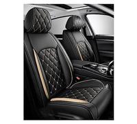 Car Seat Cover Full Sets For Ford KA RU8 2008 2009 2010 2011 2012 2013 2014 2015 2016, Leather Auto Seat Protectors, Leather Car Seat Covers Waterproof Soft Car Seat, Protectors Comfort Premium(C(Gold