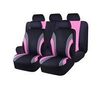 Car Seat Cover Full Sets for V-W ID.3 ID3 Pro/S/Pure/Pro Performance Id 3 2021-2026, Car Seat Front Rear Seat Protectors Resistant Interior Accessories, C/Pink