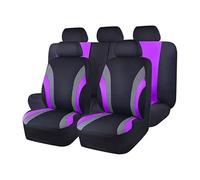 Car Seat Cover Full Sets for VW ID.3 ID3 Pro/S/Pure/Pro Performance Id 3 2021-2026, Car Seat Front Rear Seat Protectors Resistant Interior Accessories, F/Purple