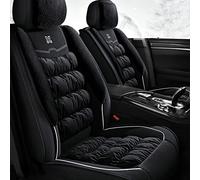 Car Seat Cover Full wrap Velvet Cartoon Car Seat Cushion fit for Most Sedan SUV Car Interior Accessories Standard Blue