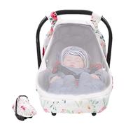 Car Seat Cover Kids, Travel Auto Chair Carrier Canopy, Kick-Proof Nursing Shield with 2 Layer Window, Breathable & Protective Design, Ideal for Boys, Girls & on The Move
