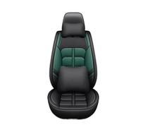 Car Seat Cover Leather All Model For Focus For Explorer For Mondeo For Fiesta For Ecosport Car Seat Cushion Protectors Car Seat Covers(Black green pillow)