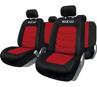 Car Seat Cover Set Compatible/Replacement For Vauxhall Zafira, 9 Piece Set Sparco Washable Easy Fit