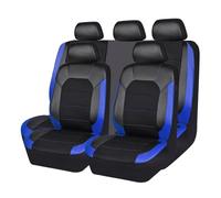 Car Seat Cover Set for Skoda Octavia Superb Fabia Scala Kamiq Karoq Kodiaq Enyaq Elroq, 5 Seater Waterproof Front & Rear Seat Protectors, PU Leather Breathable and Non-slip Seat Cover